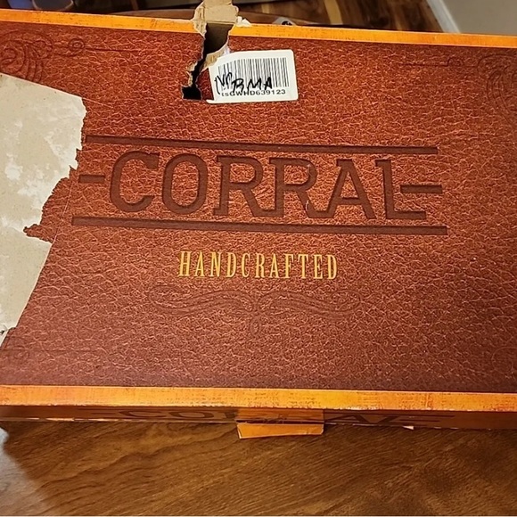 Corral Rose Pink Cowboy  Cowgirl Boots Size 8 E1447 - Picture 13 of 16